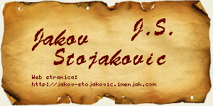 Jakov Stojaković vizit kartica